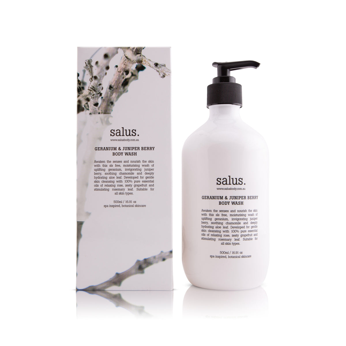 Geranium & Juniper Berry Body Wash 500mL