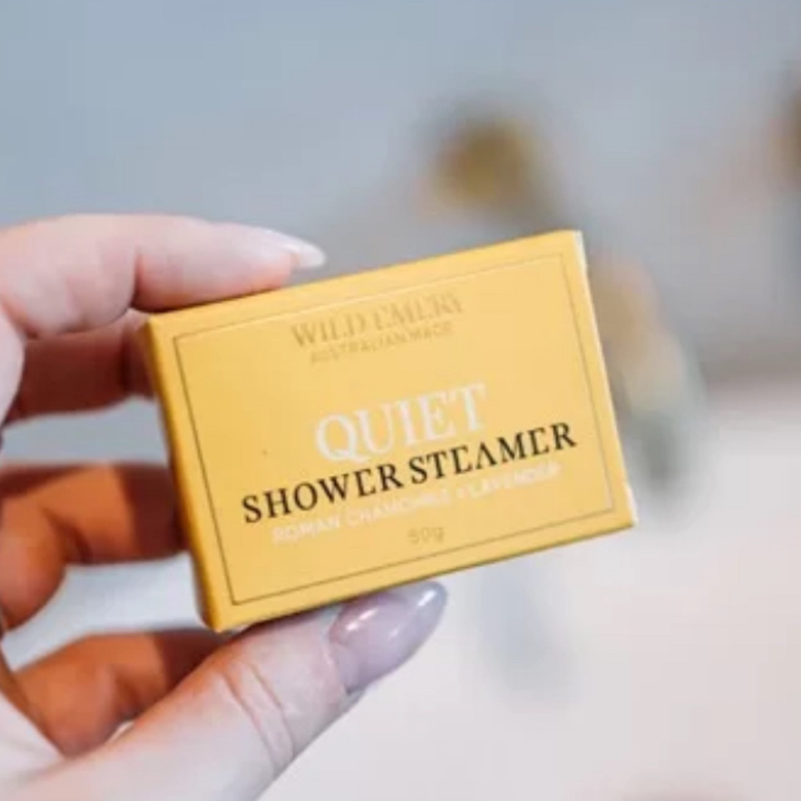 Quiet Shower Steamer - Roman Chamomile & Lavender