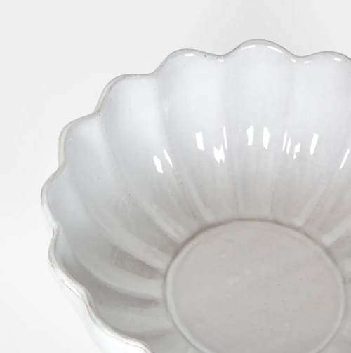 Scallop Bowl and Plate Set