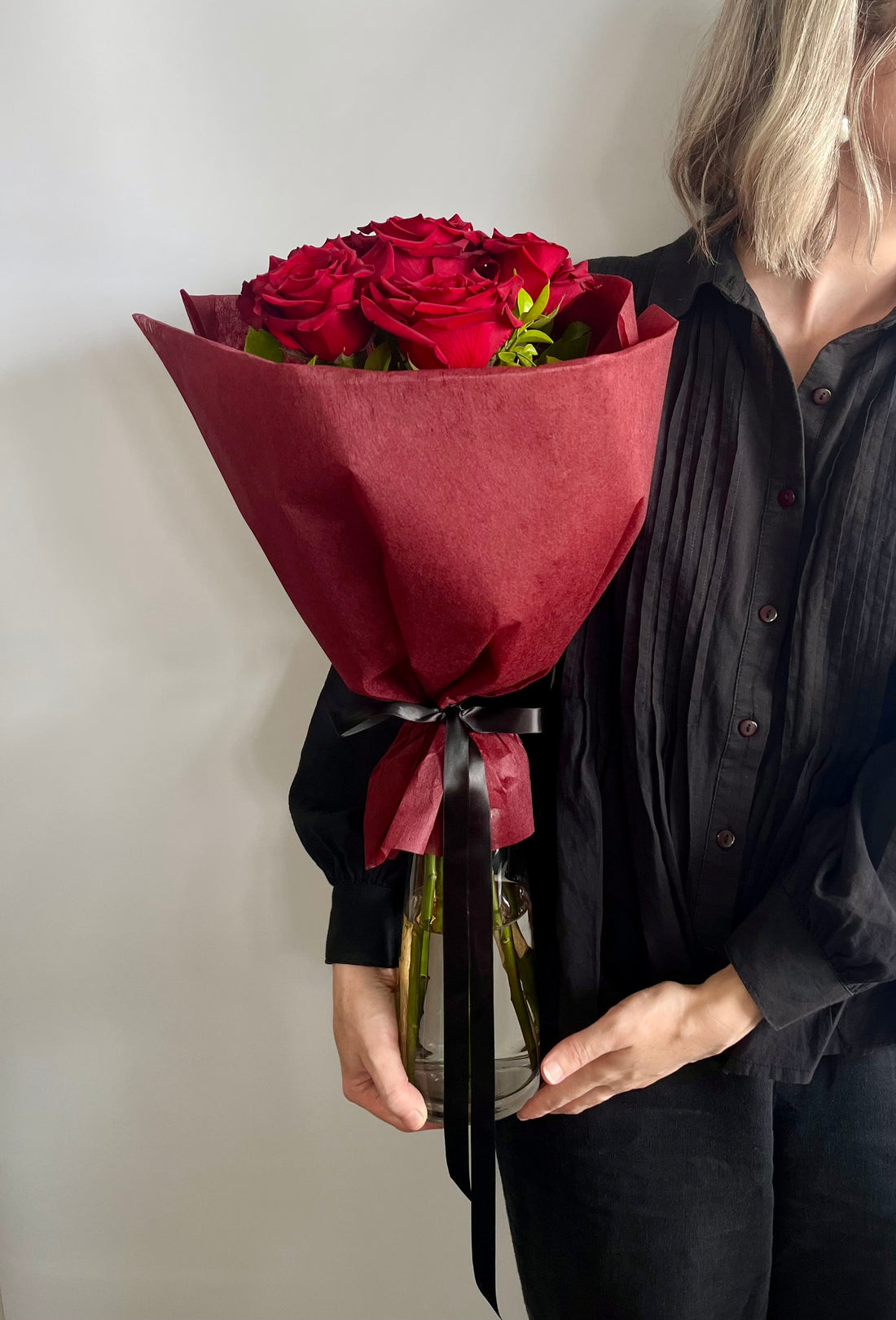 Classic Half Dozen Rose Bouquet