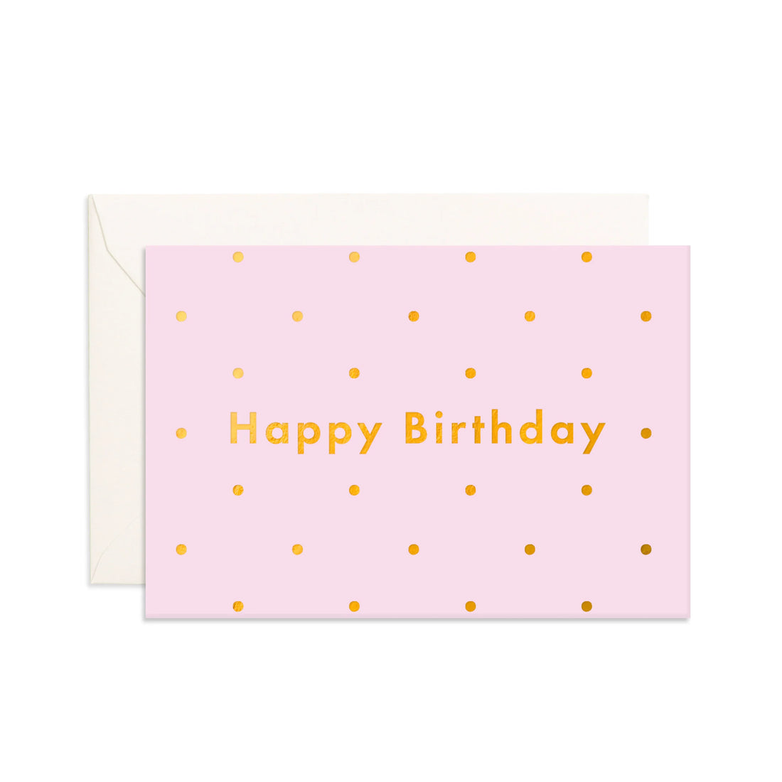 Happy Birthday Dots - Mini Greeting Card