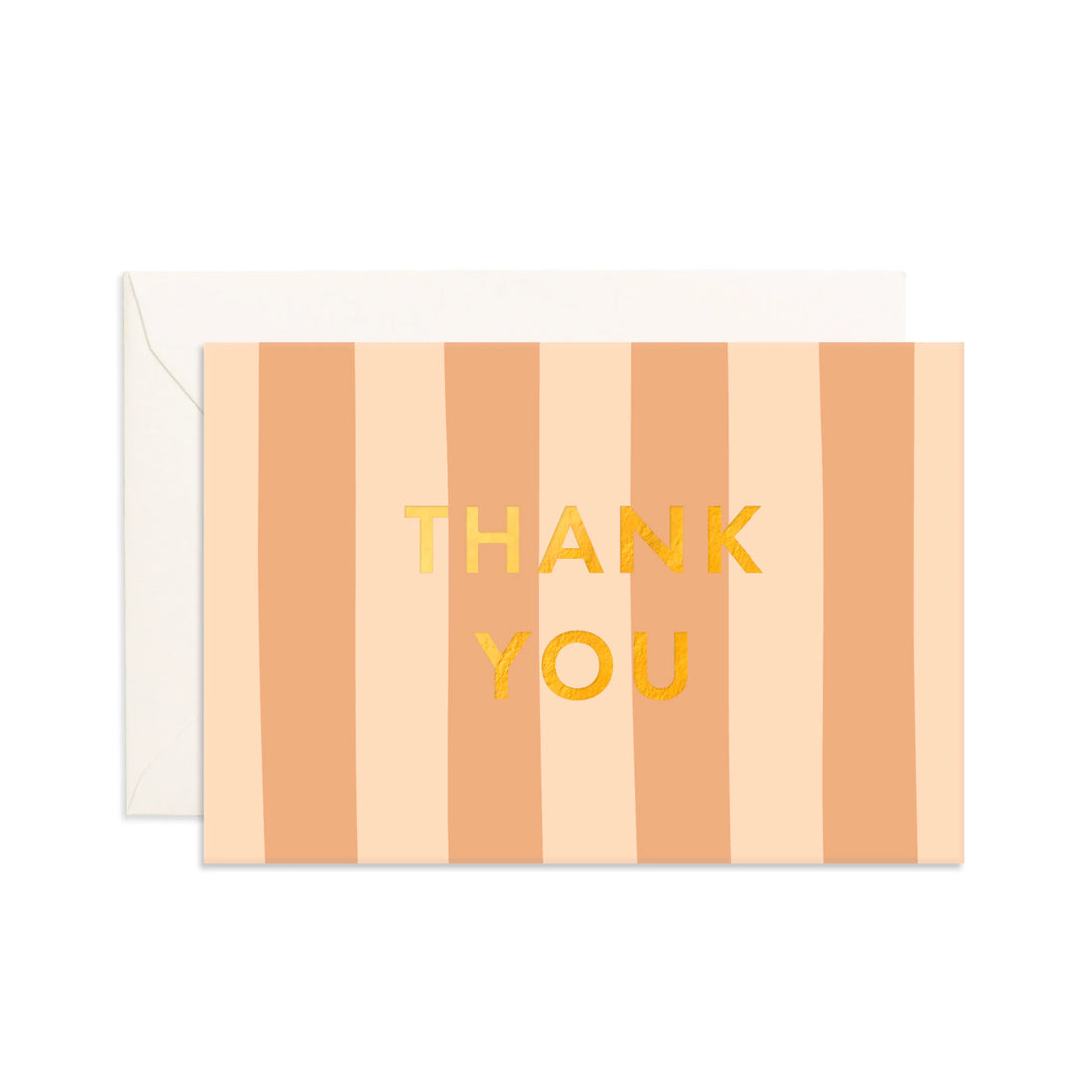 Thank You Stripes - Mini Greeting Card