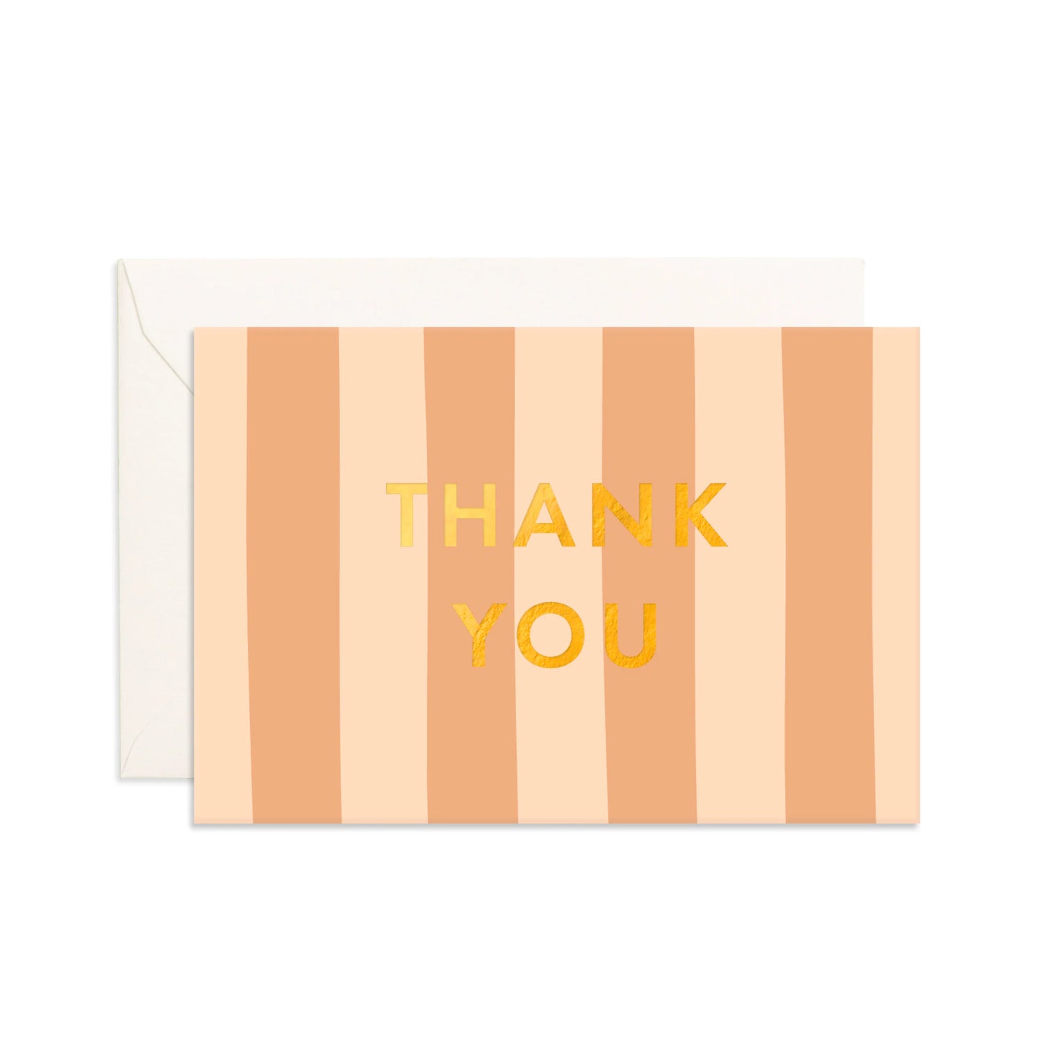 Thank You Stripes - Mini Greeting Card