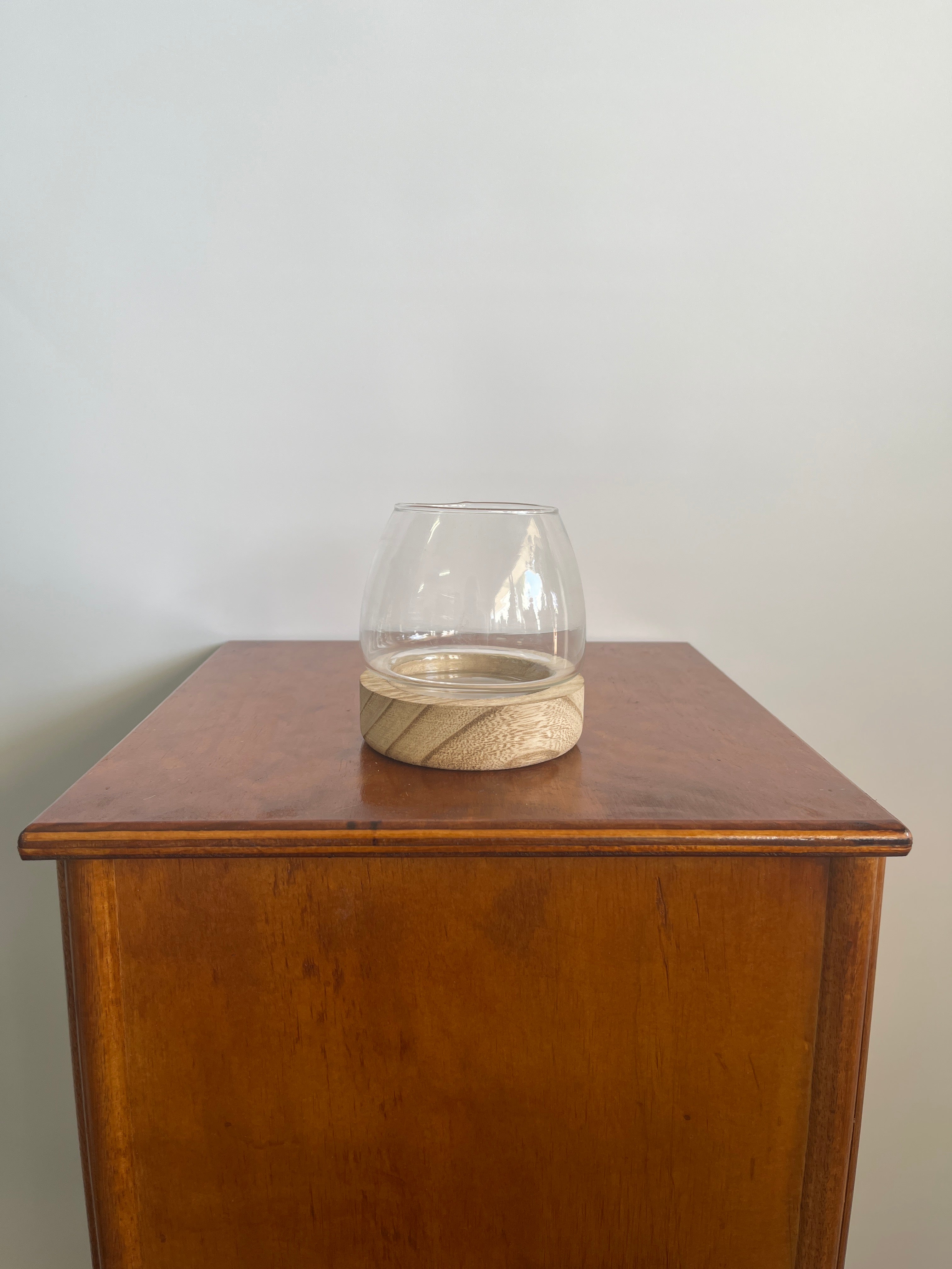 Timber Base Vase