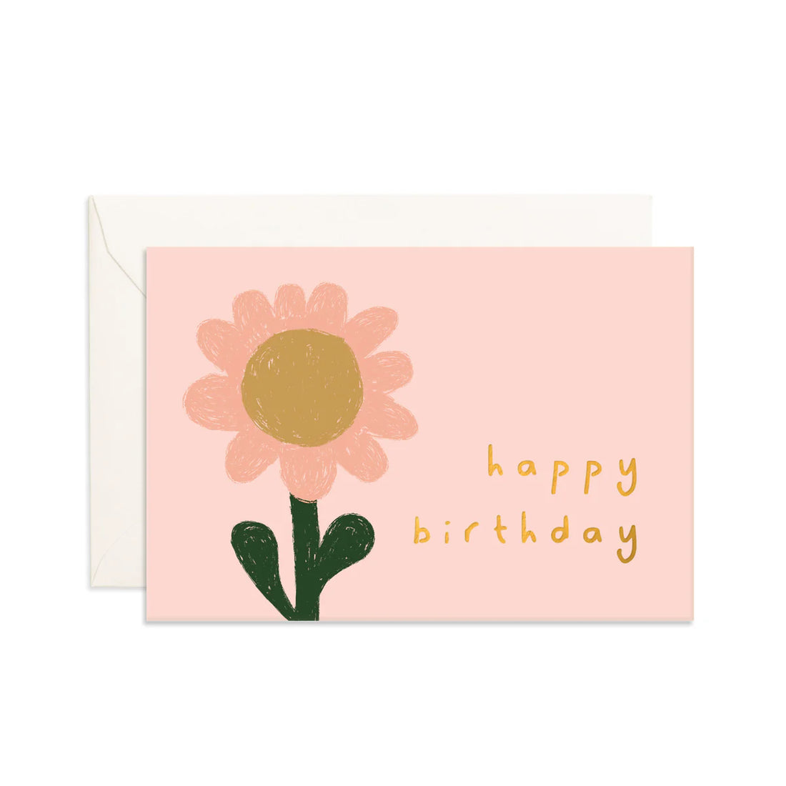 Happy Birthday Sunflower - Mini Greeting Card
