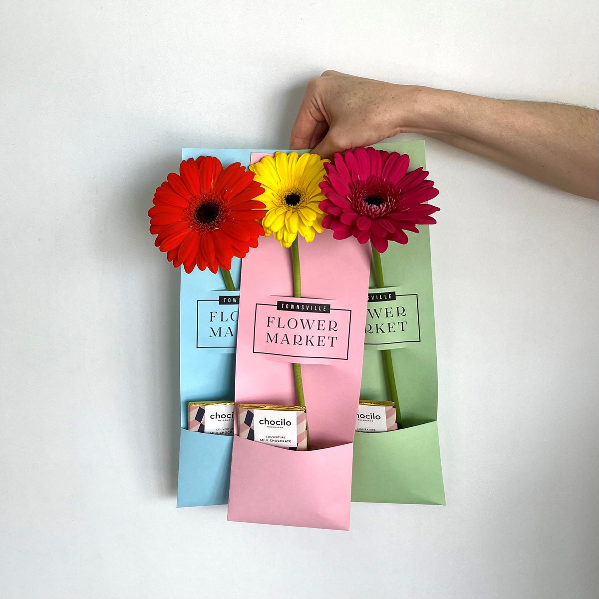 World Teachers Day- Gerbera and Mini Choc Card