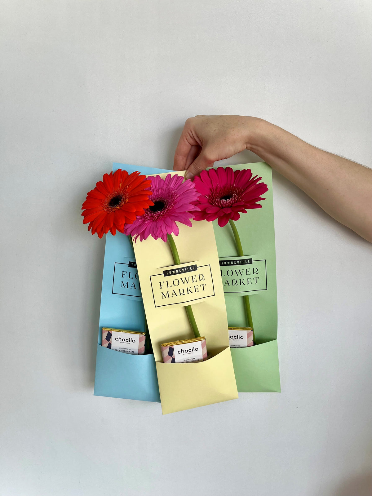 World Teachers Day- Gerbera and Mini Choc Card