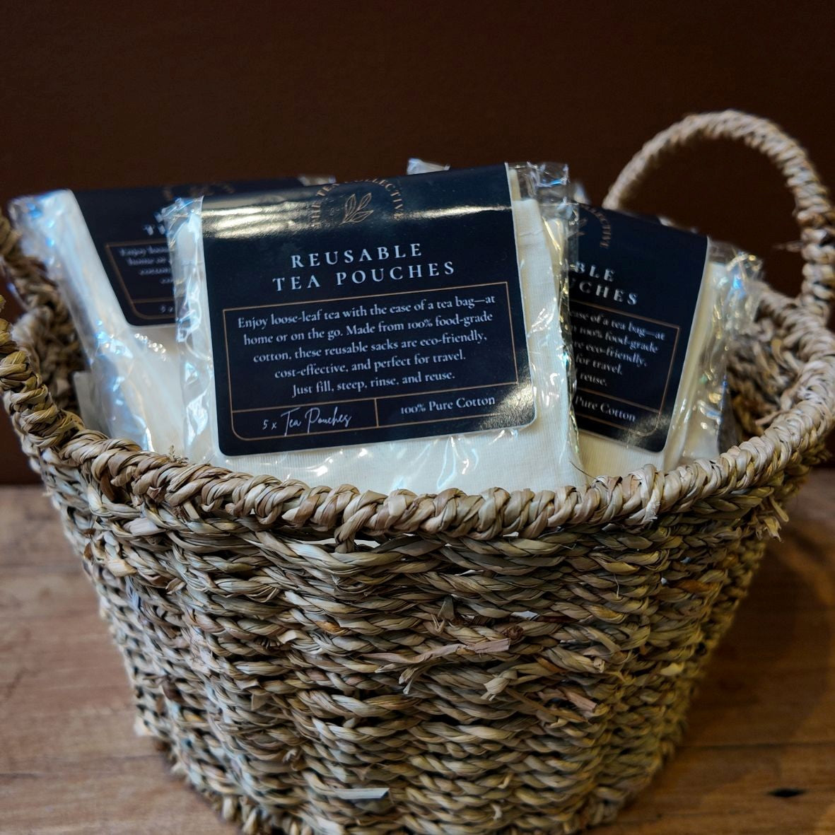 Tea Pouch Reusable Cotton- The Tea Collective