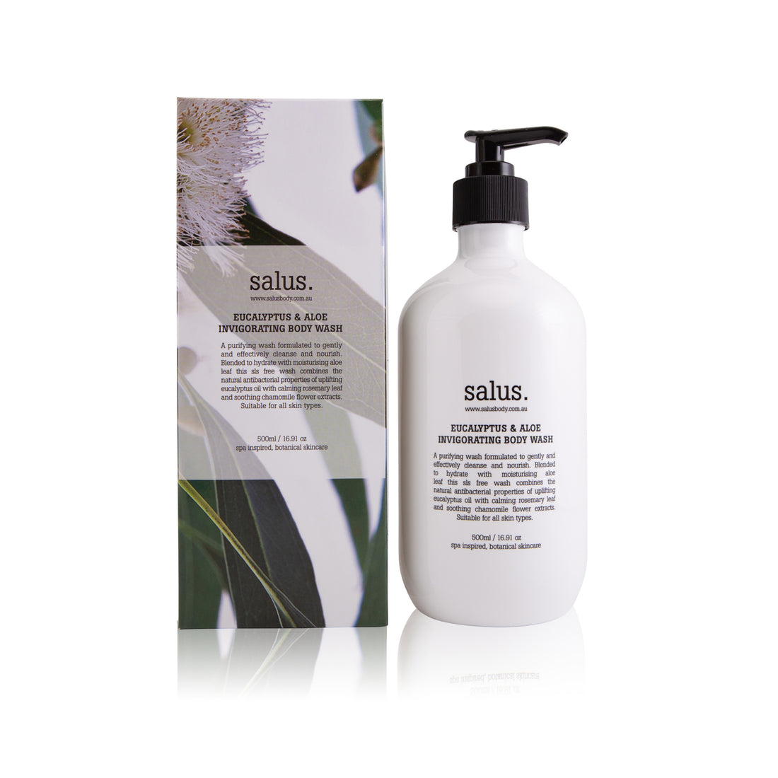 Eucalyptus &amp; Aloe Invigorating Body Wash 500mL
