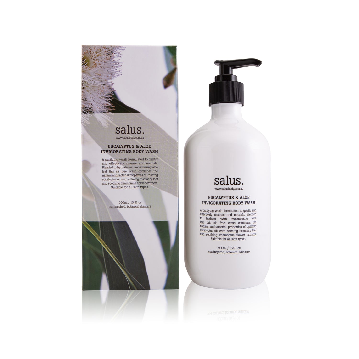 Eucalyptus &amp; Aloe Invigorating Body Wash 500mL