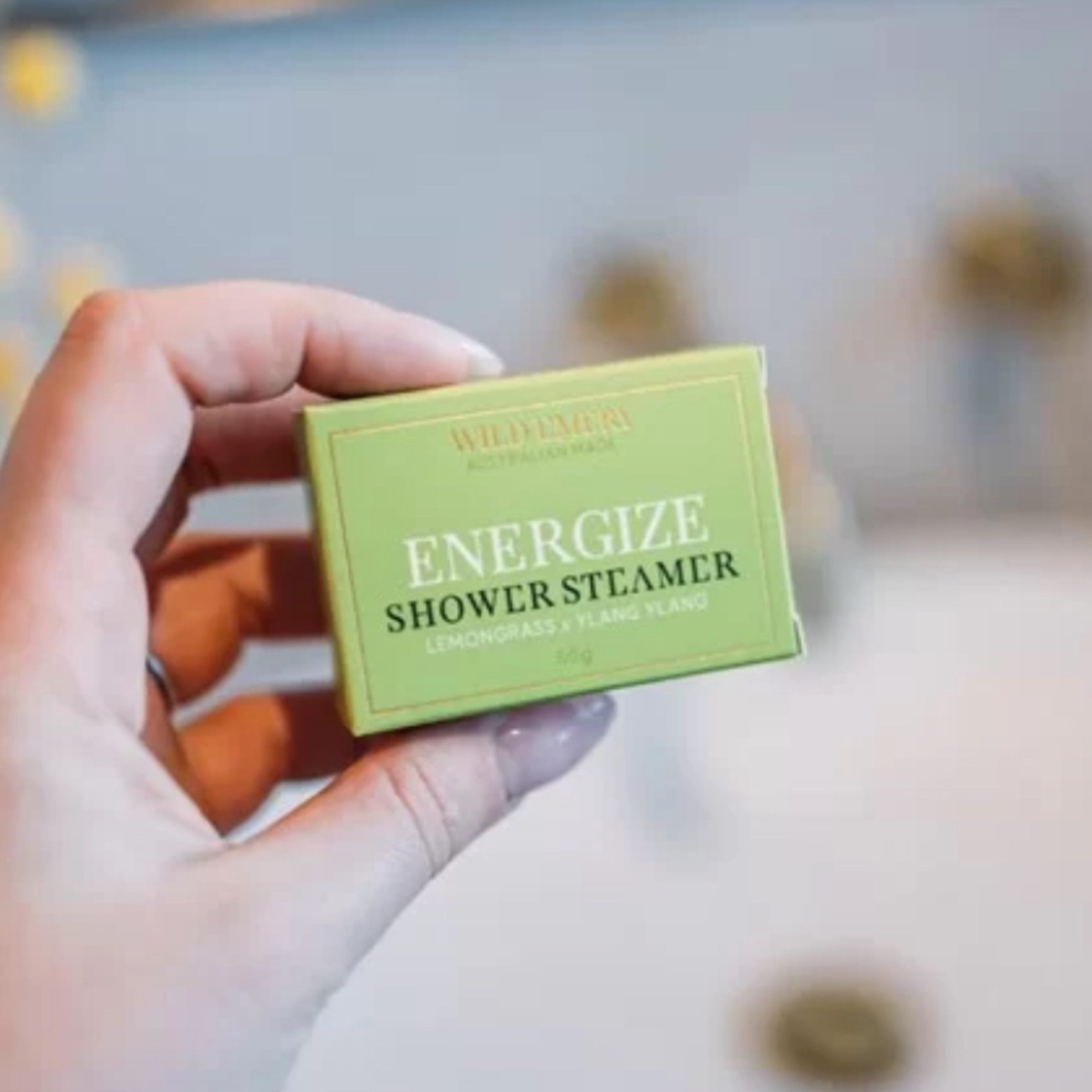 Energize Shower Steamer - Lemongrass &amp; Ylang Ylang