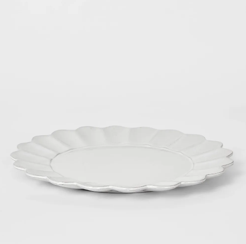 Scalloped Plate Large